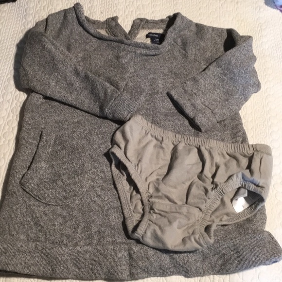 Gap heather gray sweater dress with bloomers - Picture 1 of 6